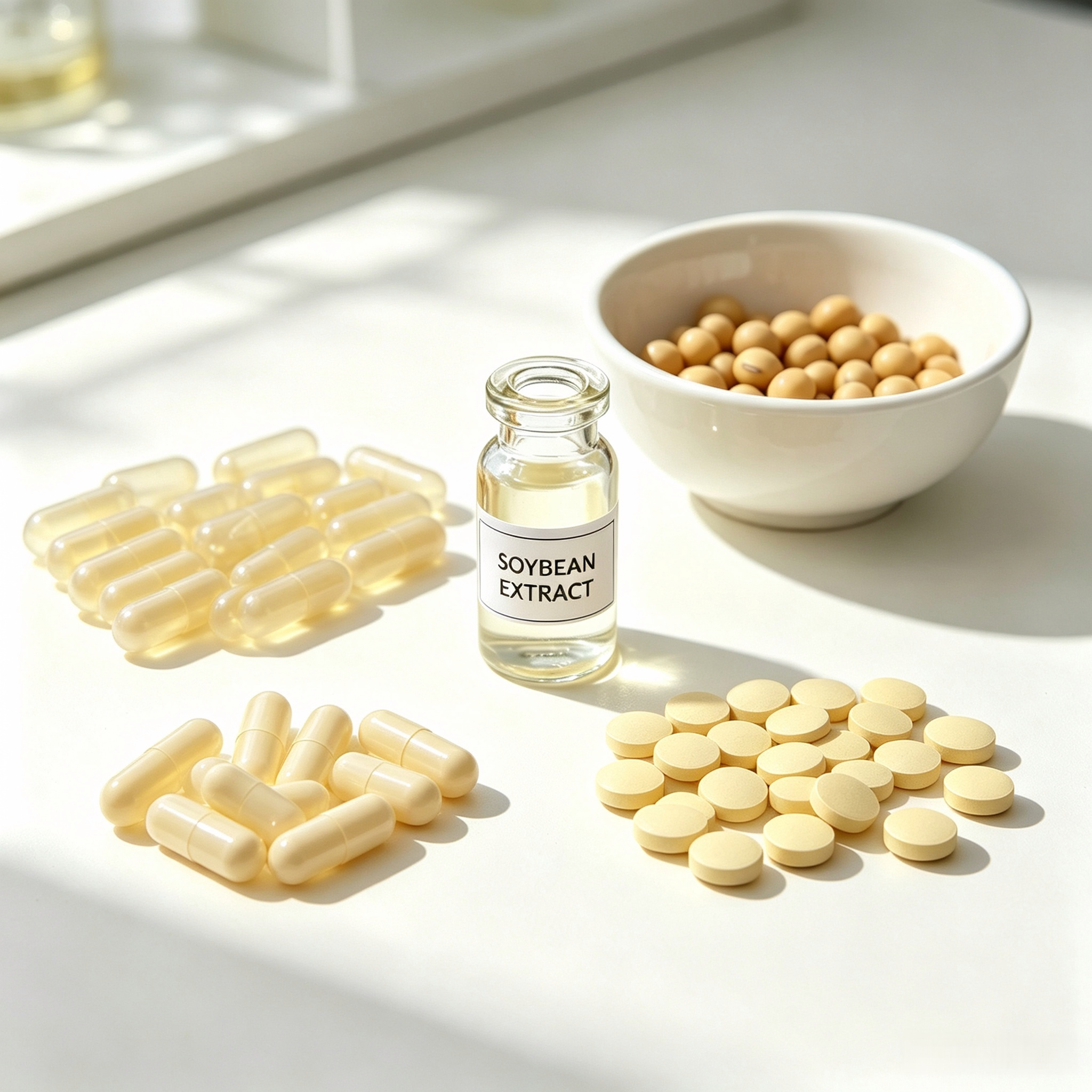 Soybean Extract | Isoflavones 40%/80% Botanical Ingredient-Soybean Extract